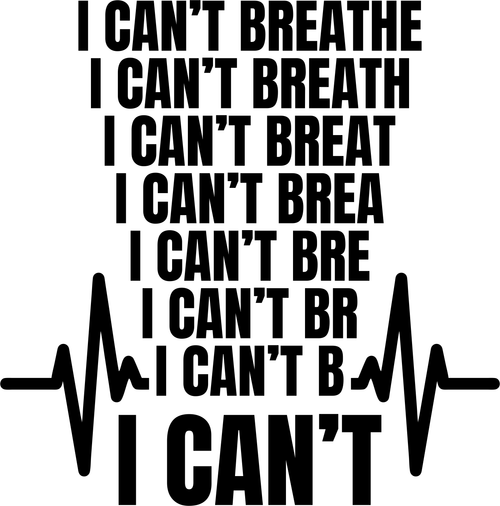 i cant breathe Funny Poster Creative Canvas Print A0 A1 A2 A3 A4 A5 A6 Art Wall