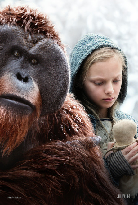 War for the Planet of the Apes (2017)_11 Poster Canvas Movie Film Print A0 A1 A2
