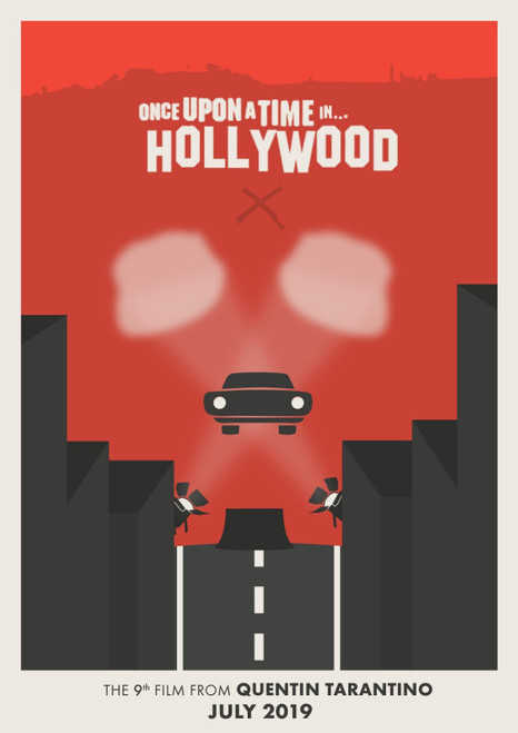 Once Upon a Time in Hollywood 34 Poster Canvas Movie Film Print A0 A1 A2 A3 A4 A