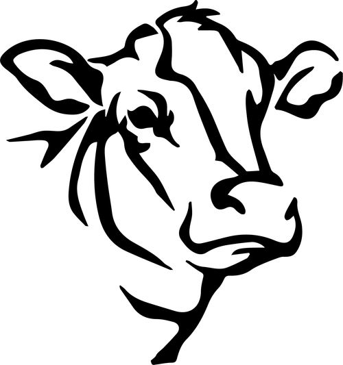 COWS PNG-13 Custom Made Poster Canvas Print A0 A1 A2 A3 A4 A5 A6 Art Wall Decora