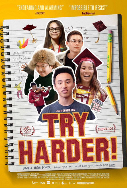 Try Harder! (2021)_0 Poster Canvas Movie Film Print A0 A1 A2 A3 A4 A5 A6 Art Wal