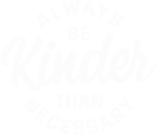 0015 AlwaysBeKinder wht Funny Poster Design Canvas Motivation Print A0 A1 A2 A3