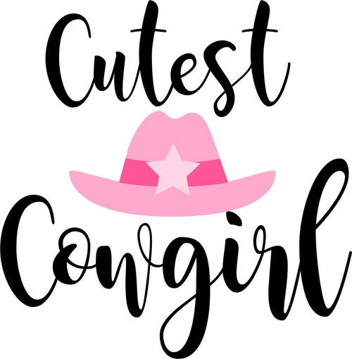 cutest little cowgirl Poster Canvas Movie Film Print A0 A1 A2 A3 A4 A5 A6 Art Wa