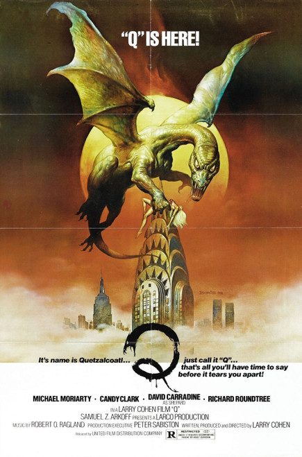 Q (1982)_1 Poster Canvas Movie Film Print A0 A1 A2 A3 A4 A5 A6 Art Wall Decorati