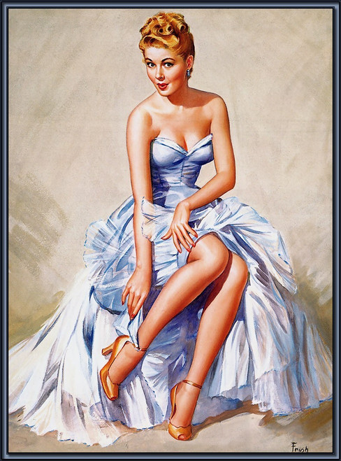 p-avalanche_pinup_cal1995_05 Poster Canvas Movie Film Print A0 A1 A2 A3 A4 A5 A6