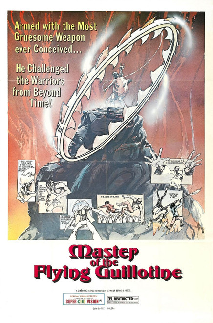 Master of the Flying Guillotine (1977)_0 Poster Canvas Movie Film Print A0 A1 A2