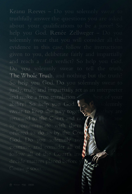 The Whole Truth (2016)_3 Poster Canvas Movie Film Print A0 A1 A2 A3 A4 A5 A6 Art