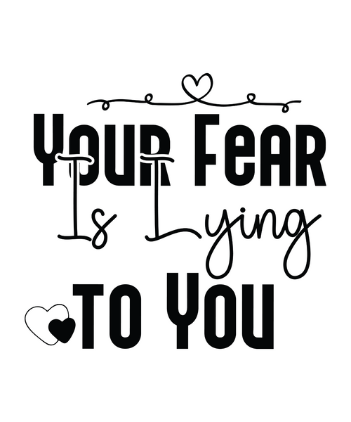 Your Fear is Lying to You-01 (3) Poster Canvas Movie Film Print A0 A1 A2 A3 A4 A