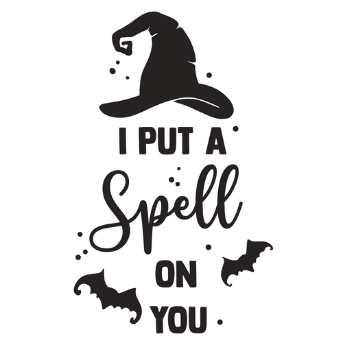 i put a spell on you (4) Funny Poster Creative Canvas Print A0 A1 A2 A3 A4 A5 A6