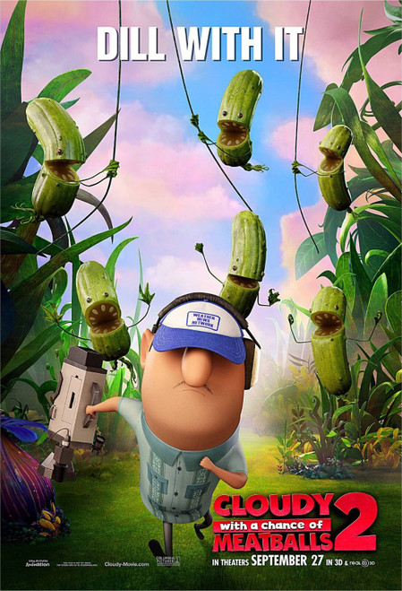 Cloudy with a Chance of Meatballs 2 (2013)_4 Movie Film Poster Canvas iconic des