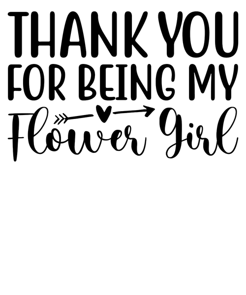 Thank-you-for-being-my-flower-girl Poster Canvas Movie Film Print A0 A1 A2 A3 A4