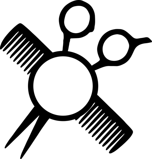 hairdresser monogram Poster Canvas Movie Film Print A0 A1 A2 A3 A4 A5 A6 Art Wa