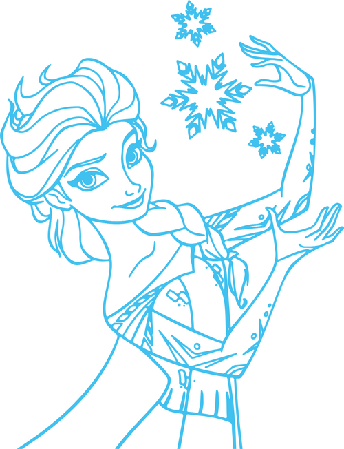 Elsa 51 Poster Canvas Movie Film Print A0 A1 A2 A3 A4 A5 A6 Art Wall Decoration