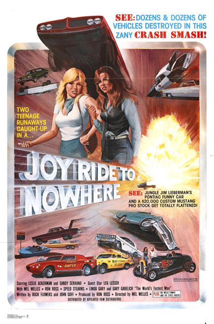 Joyride To Nowhere Poster 01 Poster Canvas Movie Film Print A0 A1 A2 A3 A4 A5 A6