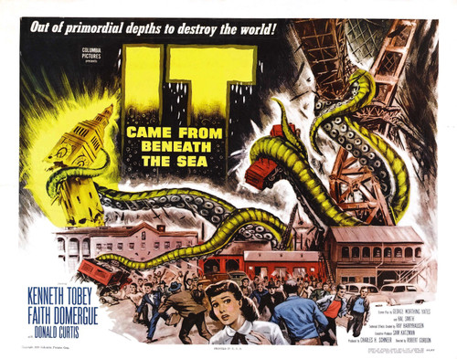 It Came From Beneath Sea 02 Poster Canvas Movie Film Print A0 A1 A2 A3 A4 A5 A6