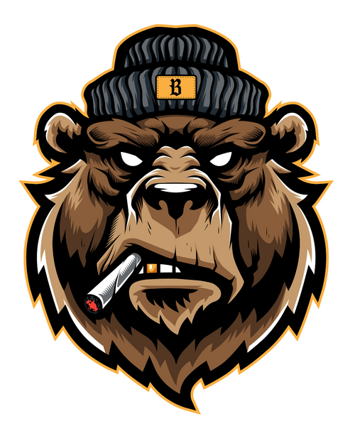 Gangsta Bear Personalized Poster Canvas Print A0 A1 A2 A3 A4 A5 A6 Art Wall Deco