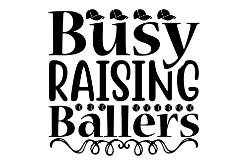 busy raising ballers Poster Canvas Movie Film Print A0 A1 A2 A3 A4 A5 A6 Art Wal
