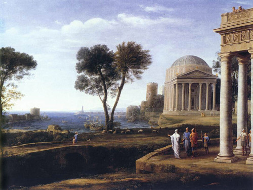 Landscape_with_Aeneas_at_Delos_WGA Poster Canvas Movie Film Print A0 A1 A2 A3 A4