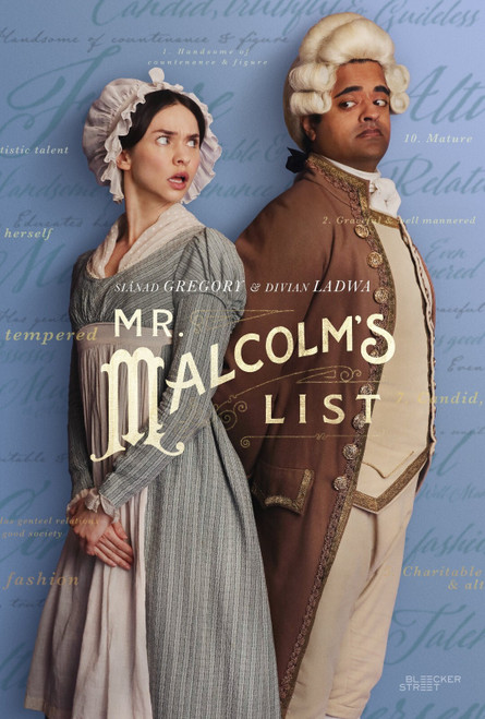 Mr. Malcolm_s List (2022)_8 Poster Canvas Movie Film Print A0 A1 A2 A3 A4 A5 A6