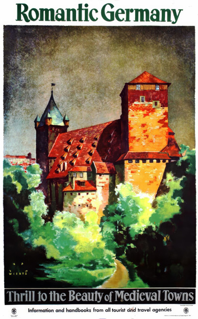 50293422868_WIERTZ, Jupp (1888-1939). Romantic Germany (Nuremberg), c. 1935.-art