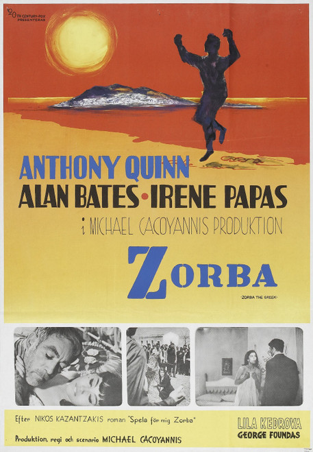 Zorba the Greek (1964)_2 Poster Canvas Movie Film Print A0 A1 A2 A3 A4 A5 A6 Art