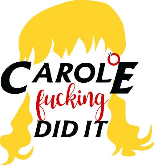 Carole fucking did it Poster Canvas Movie Film Print A0 A1 A2 A3 A4 A5 A6 Art Wa