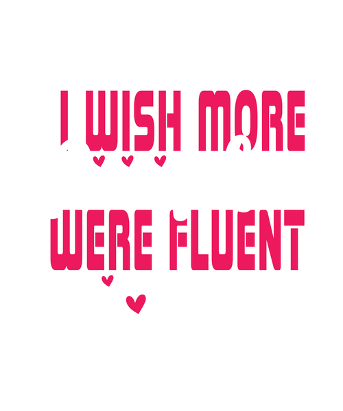 I Wish More People Were Fluent In Silence-01 (3) Poster Canvas Movie Film Print
