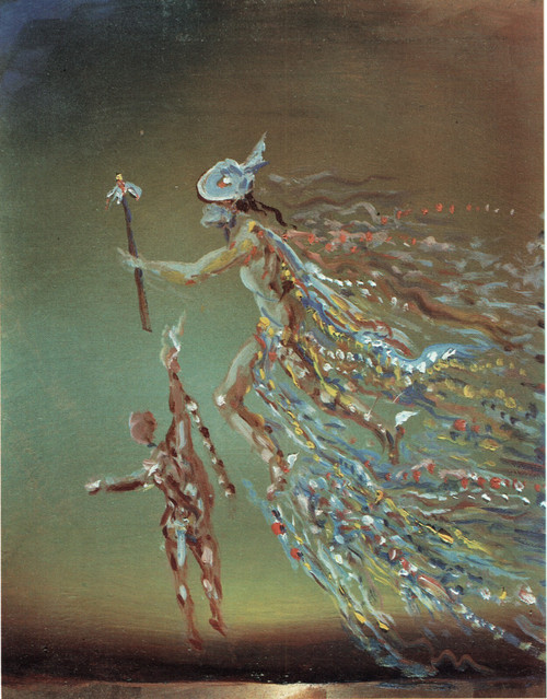 Salvador Dali - Hermes 1981 Poster Canvas Movie Film Print A0 A1 A2 A3 A4 A5 A6