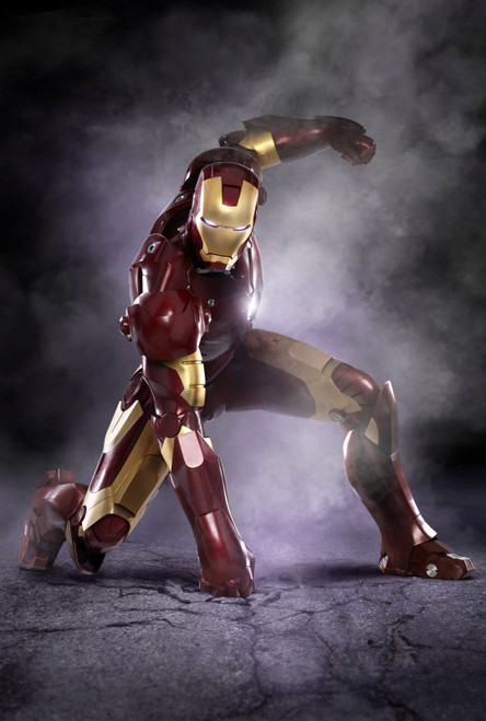 Iron Man (Superhero Landing) Poster Canvas Movie Film Print A0 A1 A2 A3 A4 A5 A6