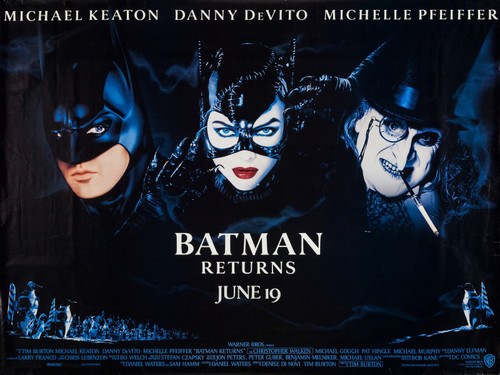 Batman Returns (1992)_8 Movie Film Poster Canvas iconic design
