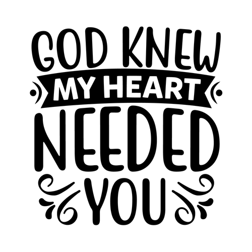 god knew my heart needed you-01 (2) Poster Canvas Movie Film Print A0 A1 A2 A3 A