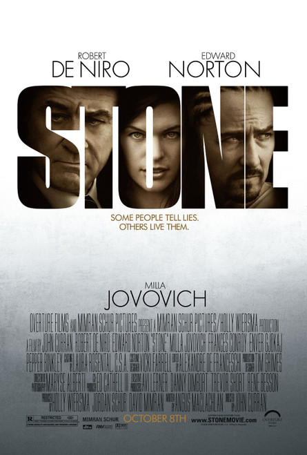 Stone (2010)_1 Poster Canvas Movie Film Print A0 A1 A2 A3 A4 A5 A6 Art Wall Deco