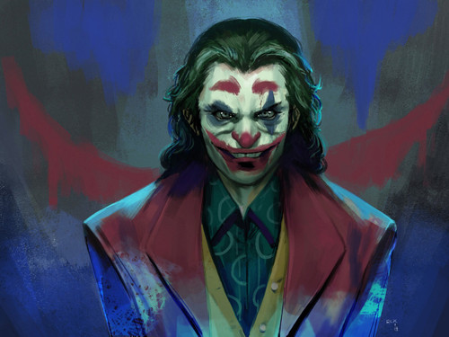 Joker 19 Poster Canvas Movie Film Print A0 A1 A2 A3 A4 A5 A6 Art Wall Decoration