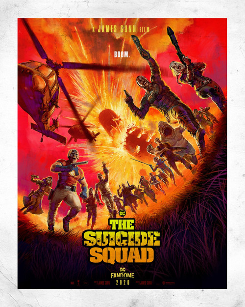 The Suicide Squad (2021)_1 Poster Canvas Movie Film Print A0 A1 A2 A3 A4 A5 A6 A