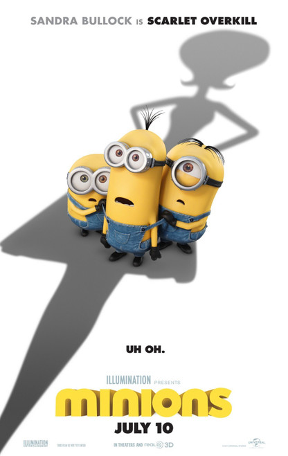Minions (2015)_2 Poster Canvas Movie Film Print A0 A1 A2 A3 A4 A5 A6 Art Wall De