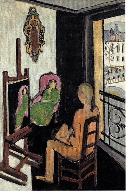 The painter in his studio-Picasso 1916-17 Poster Canvas Movie Film Print A0 A1 A