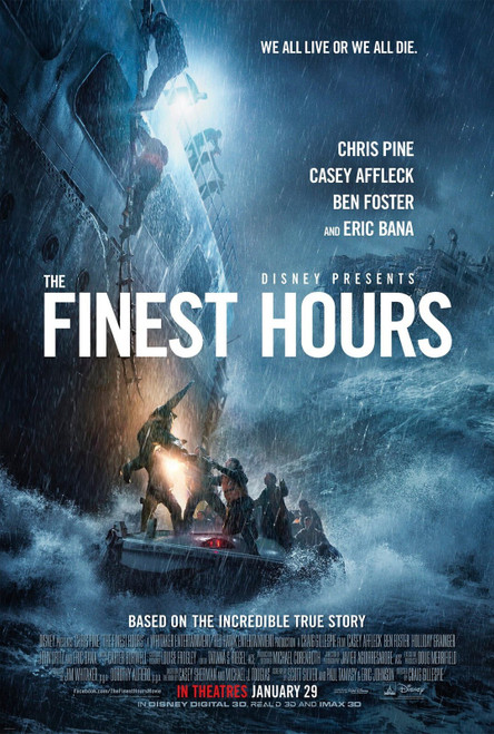 The Finest Hours (2016)_2 Poster Canvas Movie Film Print A0 A1 A2 A3 A4 A5 A6 Ar