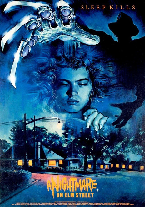 A Nightmare on Elm Street (1984)_6 Movie Film Poster Canvas iconic design