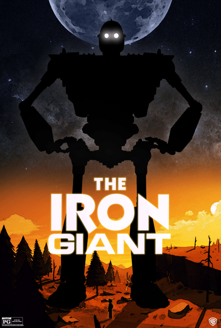 Iron giant Poster Canvas Movie Film Print A0 A1 A2 A3 A4 A5 A6 Art Wall Decorati