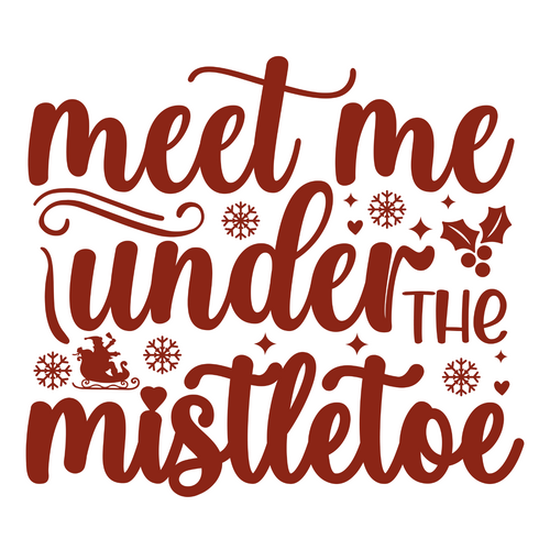 Meet me under the mistletoe-01 Poster Canvas Movie Film Print A0 A1 A2 A3 A4 A5