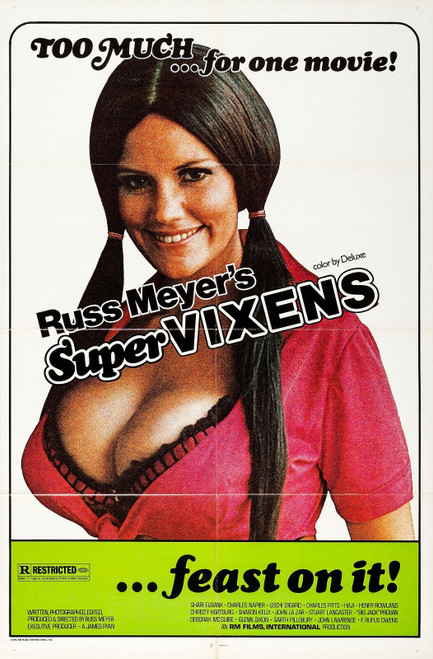 Supervixens (1975)_1 Poster Canvas Movie Film Print A0 A1 A2 A3 A4 A5 A6 Art Wal