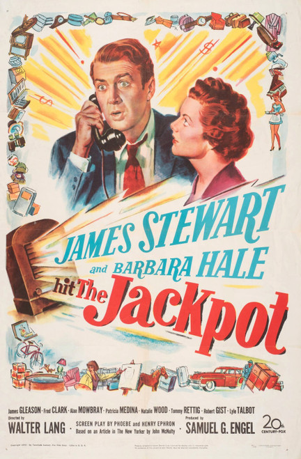 The Jackpot (1950)_0 Poster Canvas Movie Film Print A0 A1 A2 A3 A4 A5 A6 Art Wal