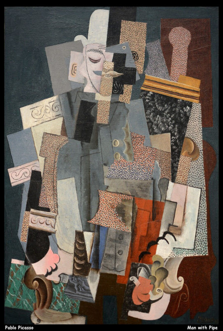 pablo-picasso---man-with-pipe--jpb_18130490764_o(1) Poster Canvas Movie Film Pri