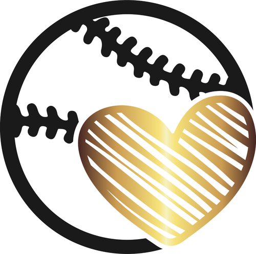 baseball heart Poster Made to Order Canvas Print A0 A1 A2 A3 A4 A5 A6 Art Wall D