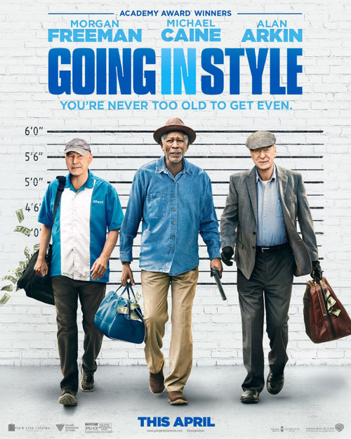 Going in Style (2017)_0 Movie Film Poster Canvas iconic design