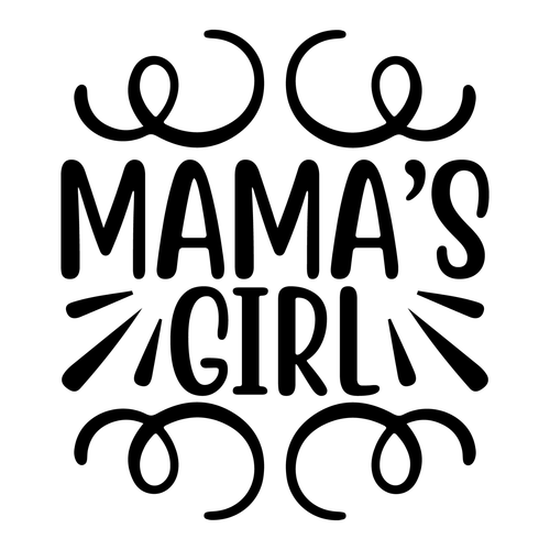 mama s girl-01 (4) Sarcastic Poster Canvas Print A0 A1 A2 A3 A4 A5 A6 Art Wall D