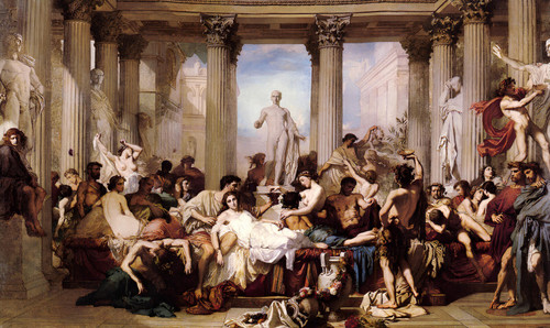Couture_Thomas_The_Romans_of_the_Decadence big Poster Canvas Print Art Painting