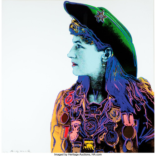 ANDY WARHOL (American, 1928-1987). Annie Oakley (from Cowboys and Indians), 1986