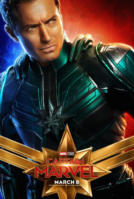 Captain Marvel 6 Poster Canvas Movie Film Print A0 A1 A2 A3 A4 A5 A6 Art Wall De