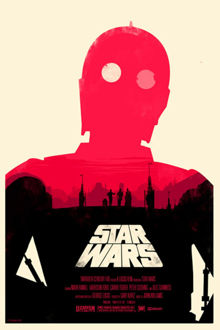 new hope - Poster (A0-A4) Film Movie Picture Art Wall Decor Actor